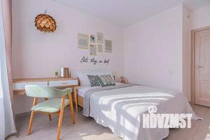 1-к квартира, посуточно, 40м2, 1/1 этаж