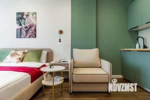 1-к квартира, посуточно, 26м2, 1/1 этаж