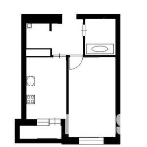 2-к квартира, на длительный срок, 45м2, 10/12 этаж