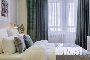 1-к квартира, посуточно, 39м2, 10/17 этаж