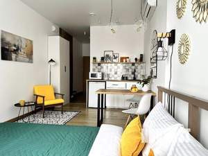 1-к квартира, посуточно, 25м2, 1/1 этаж