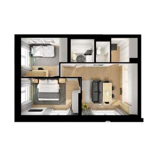 2-к квартира, вторичка, 48м2, 14/15 этаж