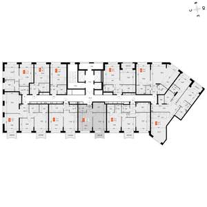 1-к квартира, вторичка, 45м2, 3/16 этаж