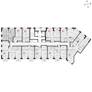 Студия квартира, вторичка, 45м2, 3/16 этаж