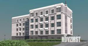 1-к квартира, строящийся дом, 45м2, 4/5 этаж