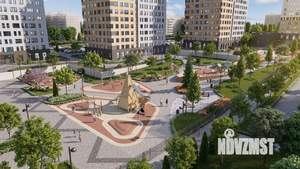2-к квартира, строящийся дом, 61м2, 6/14 этаж