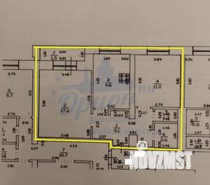 2-к квартира, вторичка, 51м2, 7/9 этаж