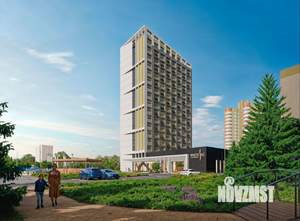 1-к квартира, строящийся дом, 39м2, 15/17 этаж