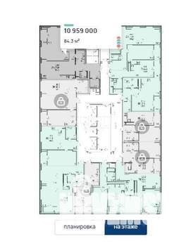 3-к квартира, вторичка, 84м2, 17/25 этаж