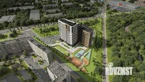 1-к квартира, строящийся дом, 37м2, 6/16 этаж