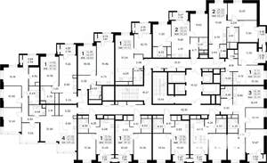 1-к квартира, вторичка, 49м2, 22/32 этаж