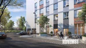 1-к квартира, строящийся дом, 44м2, 15/18 этаж