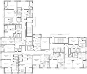 2-к квартира, строящийся дом, 53м2, 2/11 этаж