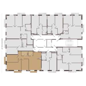 3-к квартира, строящийся дом, 89м2, 6/8 этаж