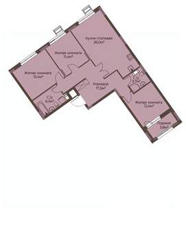 3-к квартира, строящийся дом, 94м2, 7/12 этаж