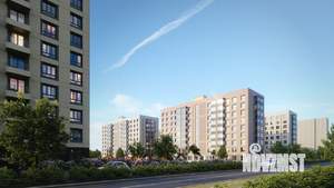 3-к квартира, строящийся дом, 72м2, 6/17 этаж