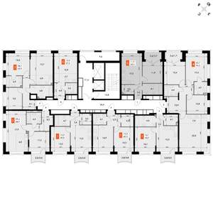 1-к квартира, вторичка, 43м2, 7/16 этаж