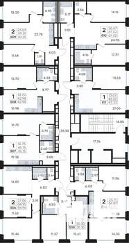 2-к квартира, вторичка, 55м2, 7/13 этаж