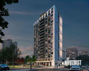 2-к квартира, строящийся дом, 56м2, 8/17 этаж