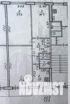 3-к квартира, вторичка, 62м2, 5/5 этаж