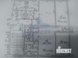 3-к квартира, вторичка, 58м2, 2/5 этаж