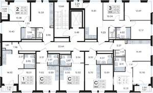 2-к квартира, вторичка, 47м2, 7/9 этаж