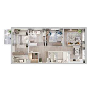 3-к квартира, вторичка, 86м2, 10/10 этаж