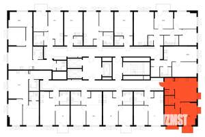 2-к квартира, вторичка, 50м2, 24/25 этаж