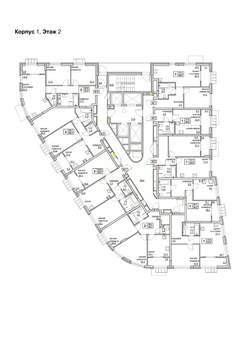 2-к квартира, вторичка, 61м2, 2/24 этаж