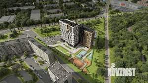 1-к квартира, строящийся дом, 37м2, 5/16 этаж