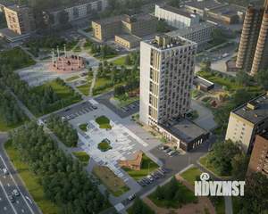 3-к квартира, строящийся дом, 90м2, 6/17 этаж