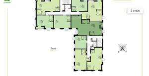 2-к квартира, вторичка, 74м2, 2/8 этаж