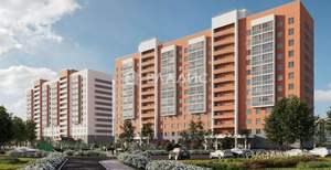 1-к квартира, строящийся дом, 41м2, 7/12 этаж