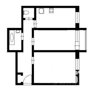 2-к квартира, вторичка, 50м2, 2/5 этаж