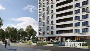 1-к квартира, строящийся дом, 41м2, 2/18 этаж