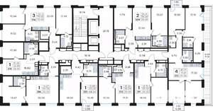 3-к квартира, вторичка, 71м2, 5/13 этаж