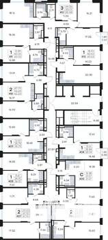 2-к квартира, вторичка, 67м2, 6/13 этаж