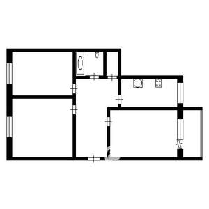 3-к квартира, вторичка, 65м2, 9/9 этаж