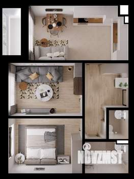 2-к квартира, вторичка, 54м2, 2/4 этаж