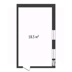 Студия квартира, вторичка, 19м2, 3/4 этаж