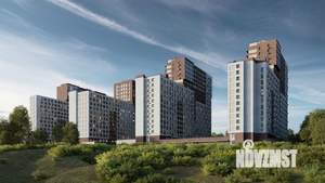 2-к квартира, строящийся дом, 57м2, 10/18 этаж