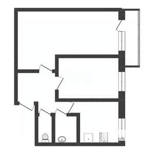 2-к квартира, вторичка, 42м2, 2/5 этаж