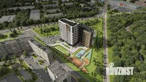 1-к квартира, строящийся дом, 37м2, 8/16 этаж