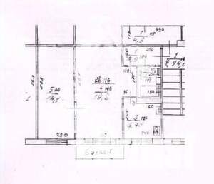 2-к квартира, вторичка, 46м2, 5/5 этаж