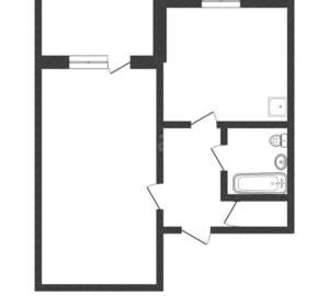 1-к квартира, вторичка, 33м2, 9/9 этаж
