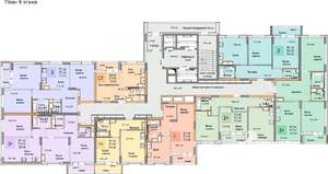 2-к квартира, вторичка, 65м2, 9/25 этаж