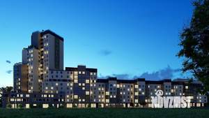 1-к квартира, строящийся дом, 49м2, 3/7 этаж