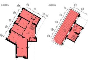 4-к квартира, строящийся дом, 199м2, 21/21 этаж