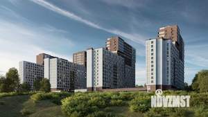 2-к квартира, строящийся дом, 55м2, 11/18 этаж