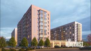 3-к квартира, строящийся дом, 65м2, 4/17 этаж